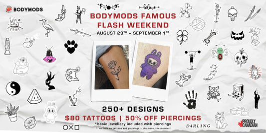 BodyMods Famous Flash Weekend — August 2025