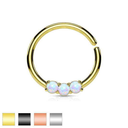 16g, 10mm diam, opal