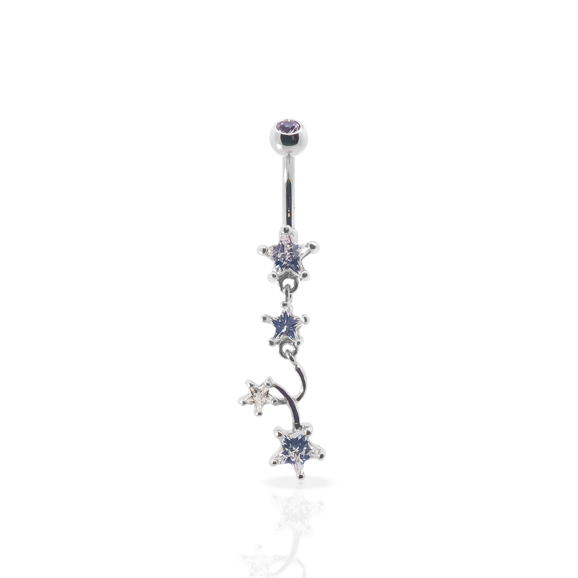 Star Belly Button Dangle 14g - Surgical Steel