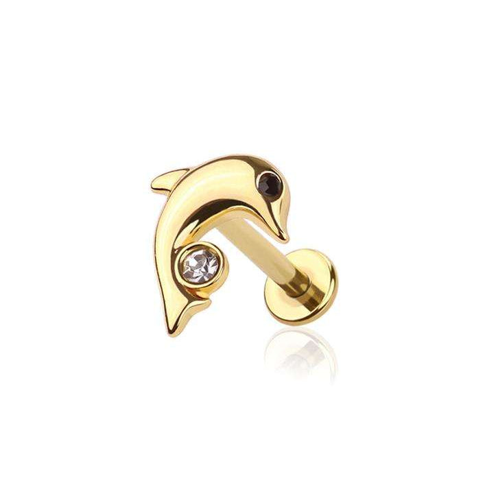 PREMIUM Dolphin Labret 16G