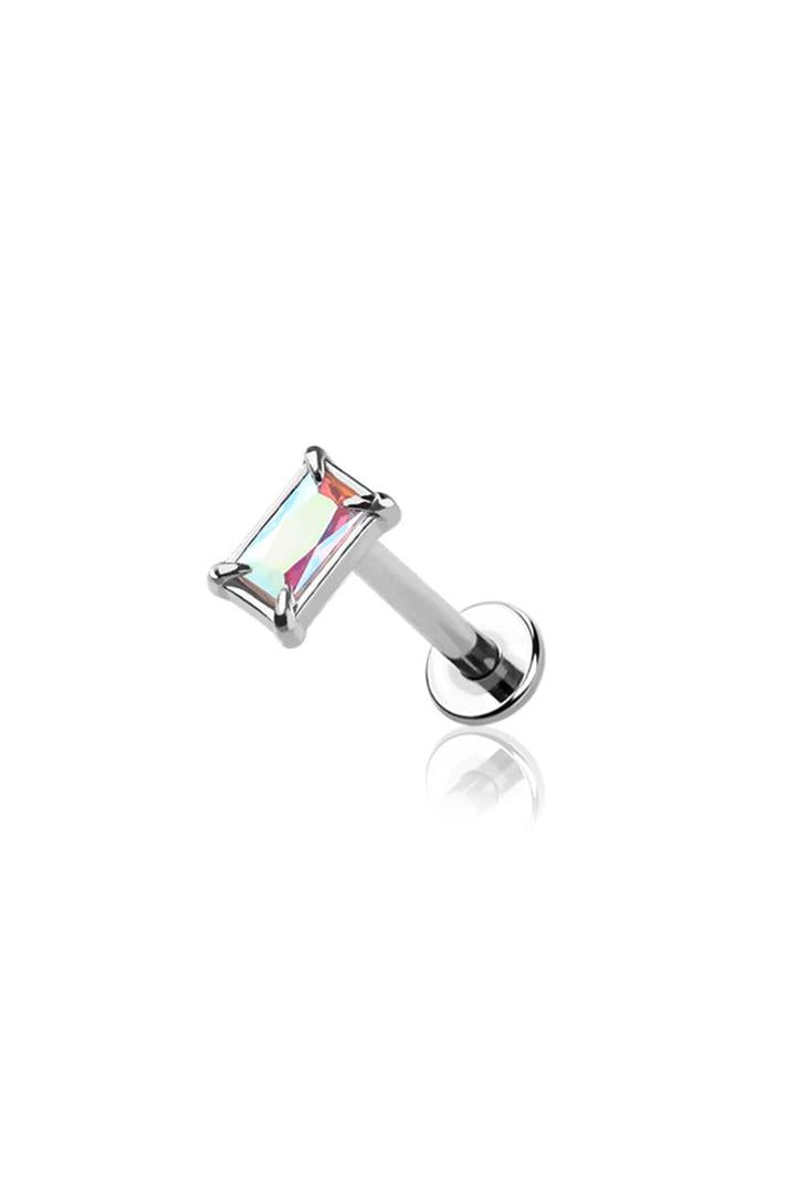 PREMIUM Claw-set Rectangle Flat Back 16g