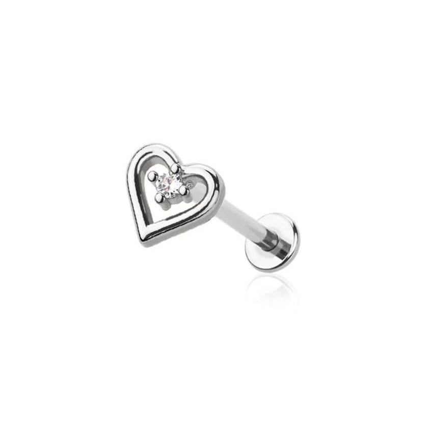 Premium Princess Heart Labret 16G