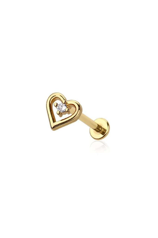 Premium Princess Heart Labret 16G