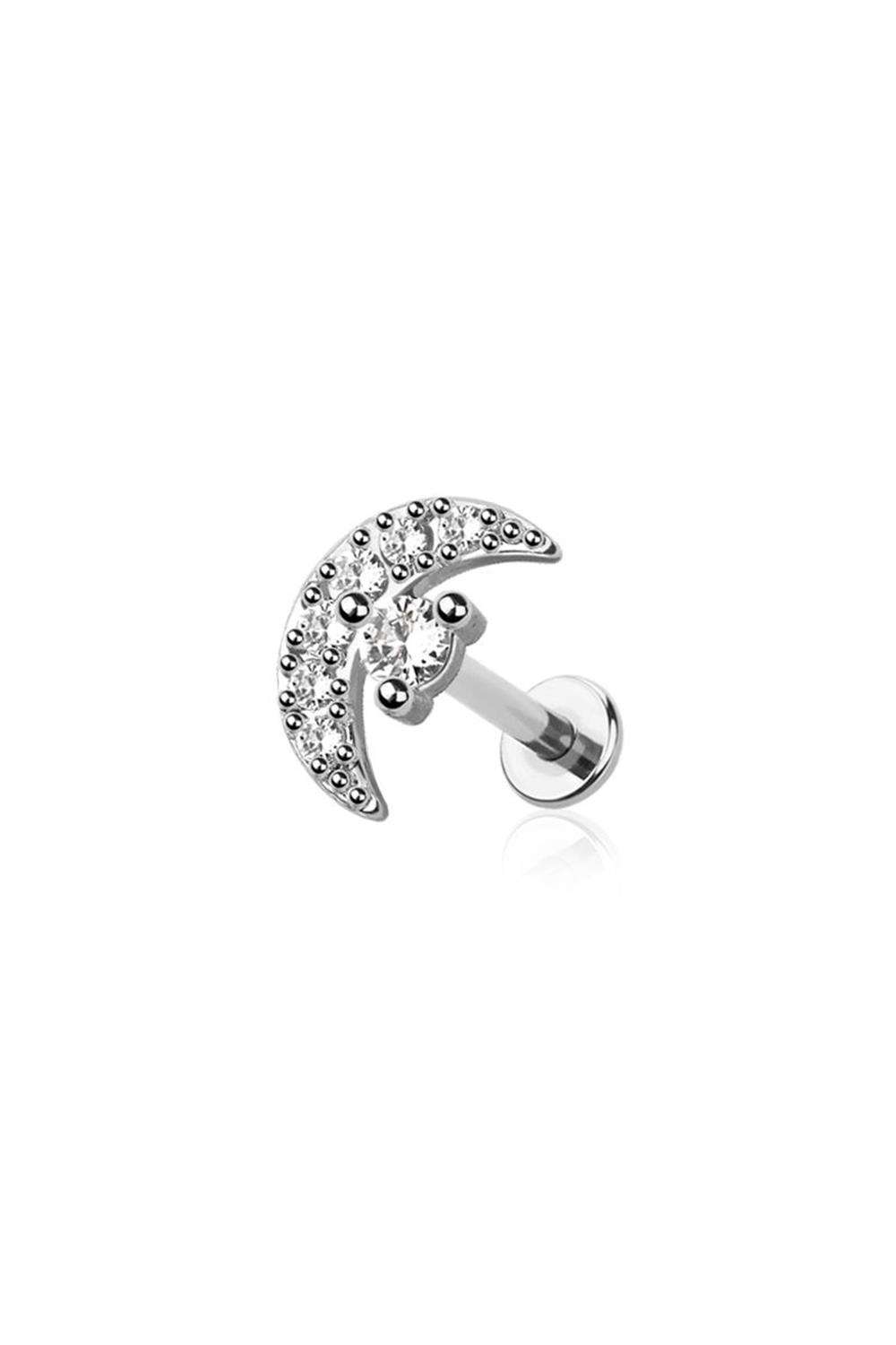 PREMIUM Moon Labret 16G- Surgical Steel