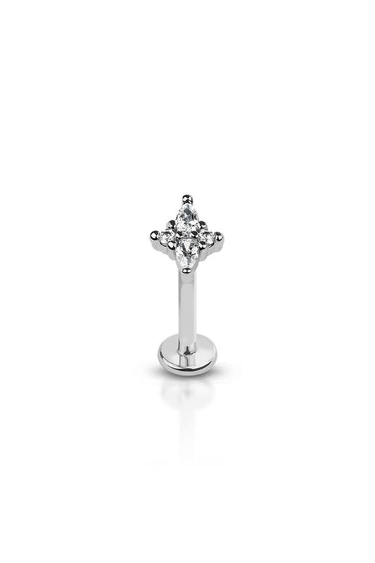 Premium Claw-Set Crystal North Star Flat Back 16g