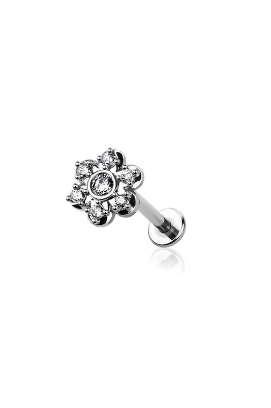 Premium Rounded Claw-Set Crystal Flower Flat Back 16g