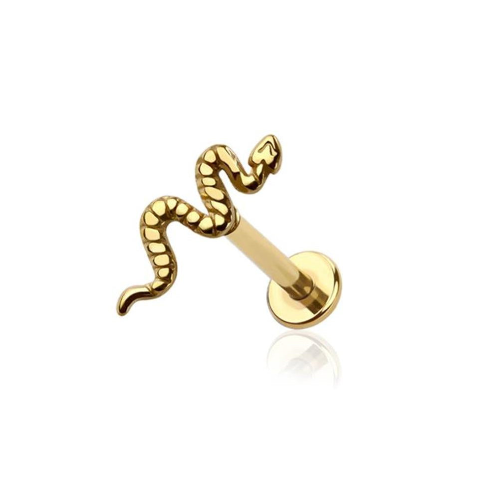 Premium Coiled Snake Flat Back 16g