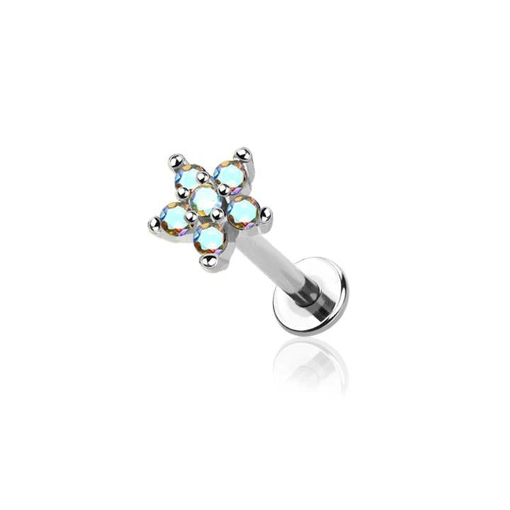 Premium Rounded Claw-Set Crystal Flower Flat Back 16g