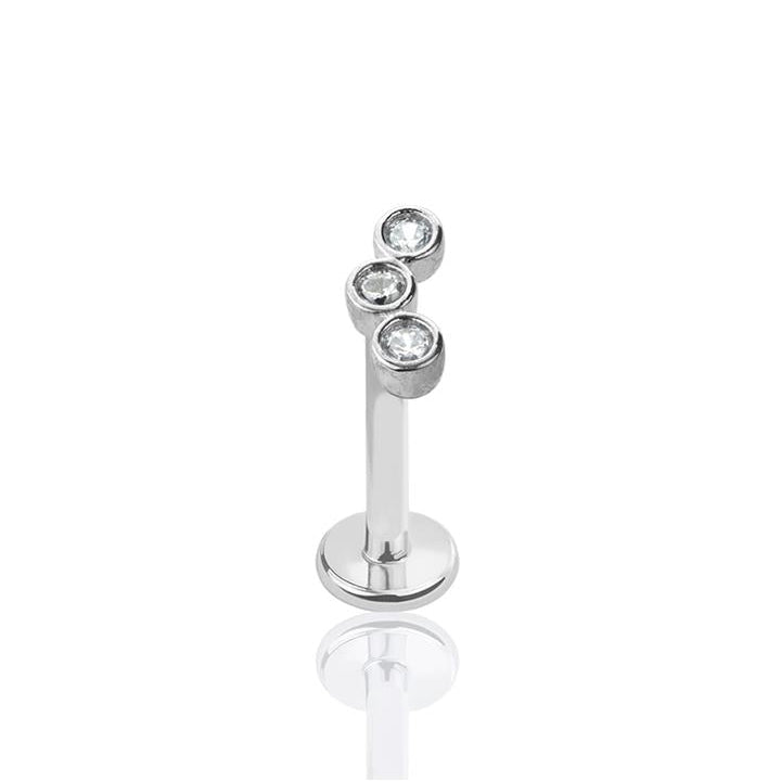 Premium Triple Bezel-Set Crystal Flat Back 16g