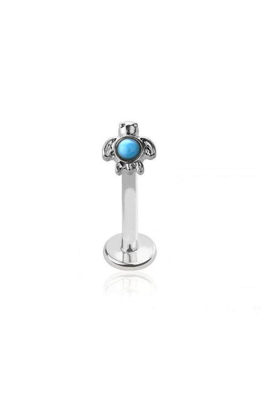 PREMIUM Turtle Sky Stone Labret 16G