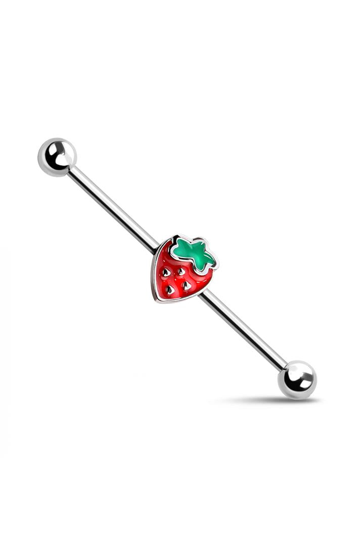 PREMIUM Strawberry Industrial Barbell 14g