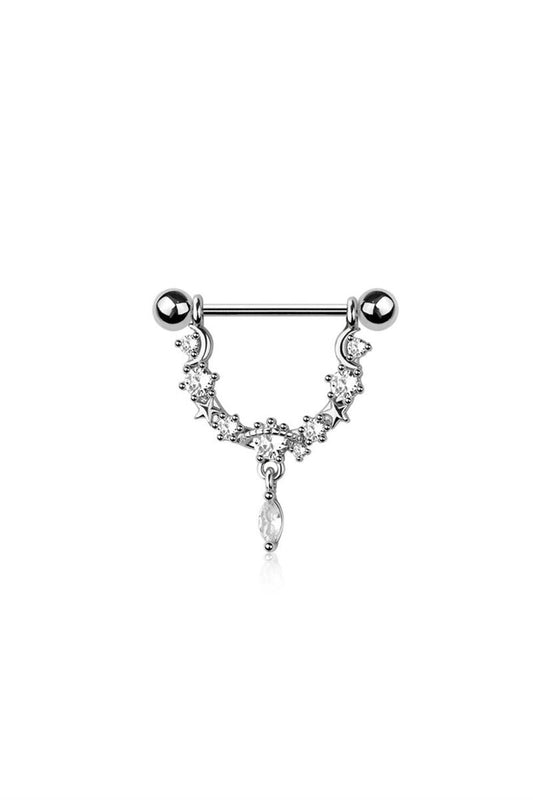 Crystal Constellation Nipple Shield 14g