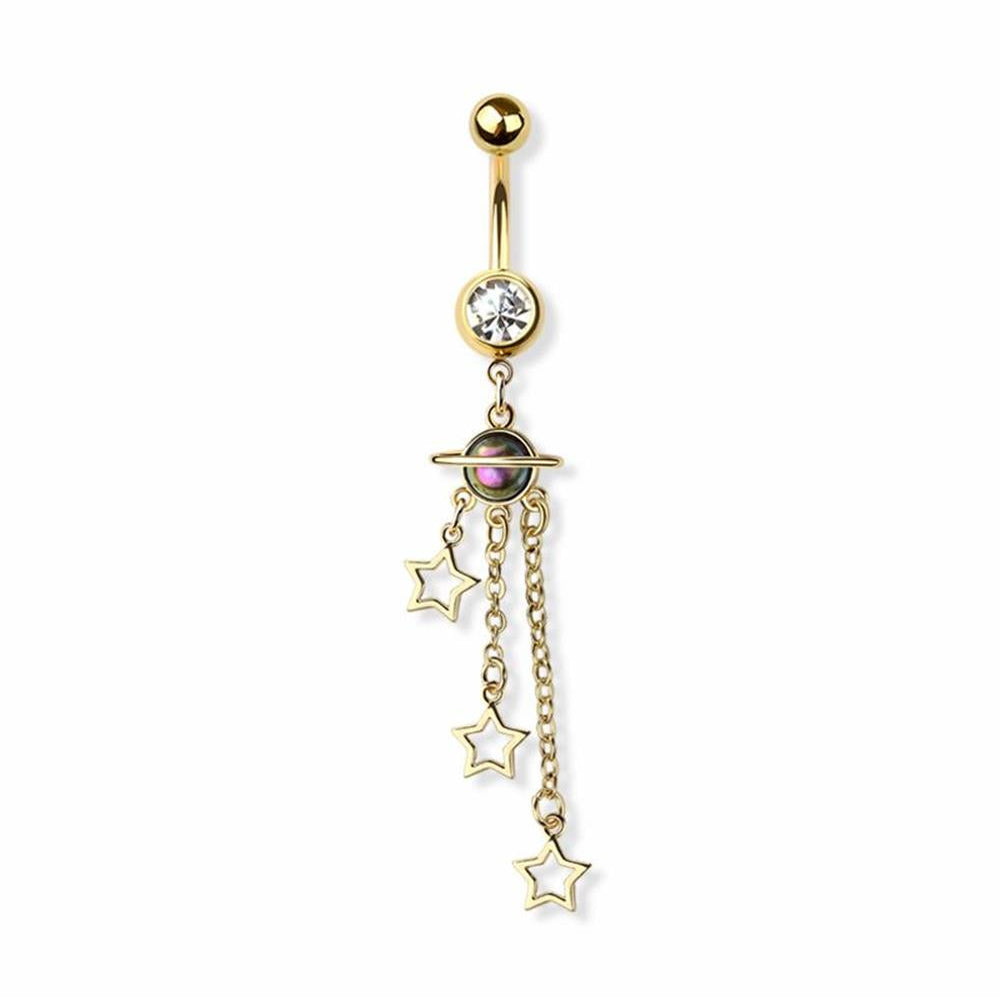 Cosmic Cascade Navel Dangle 14g