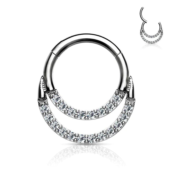 316l-surgical-steel-double-line-white-cz-hinged-easy-click-septum-ring-septum-clickers-pierced-universe-13837345882135