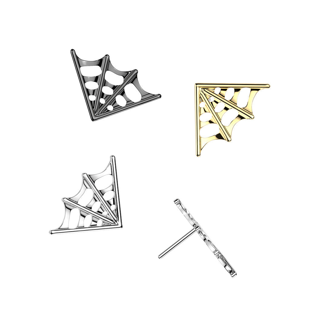 Premium G23 Titanium Spider Web Fancy Threadless Top