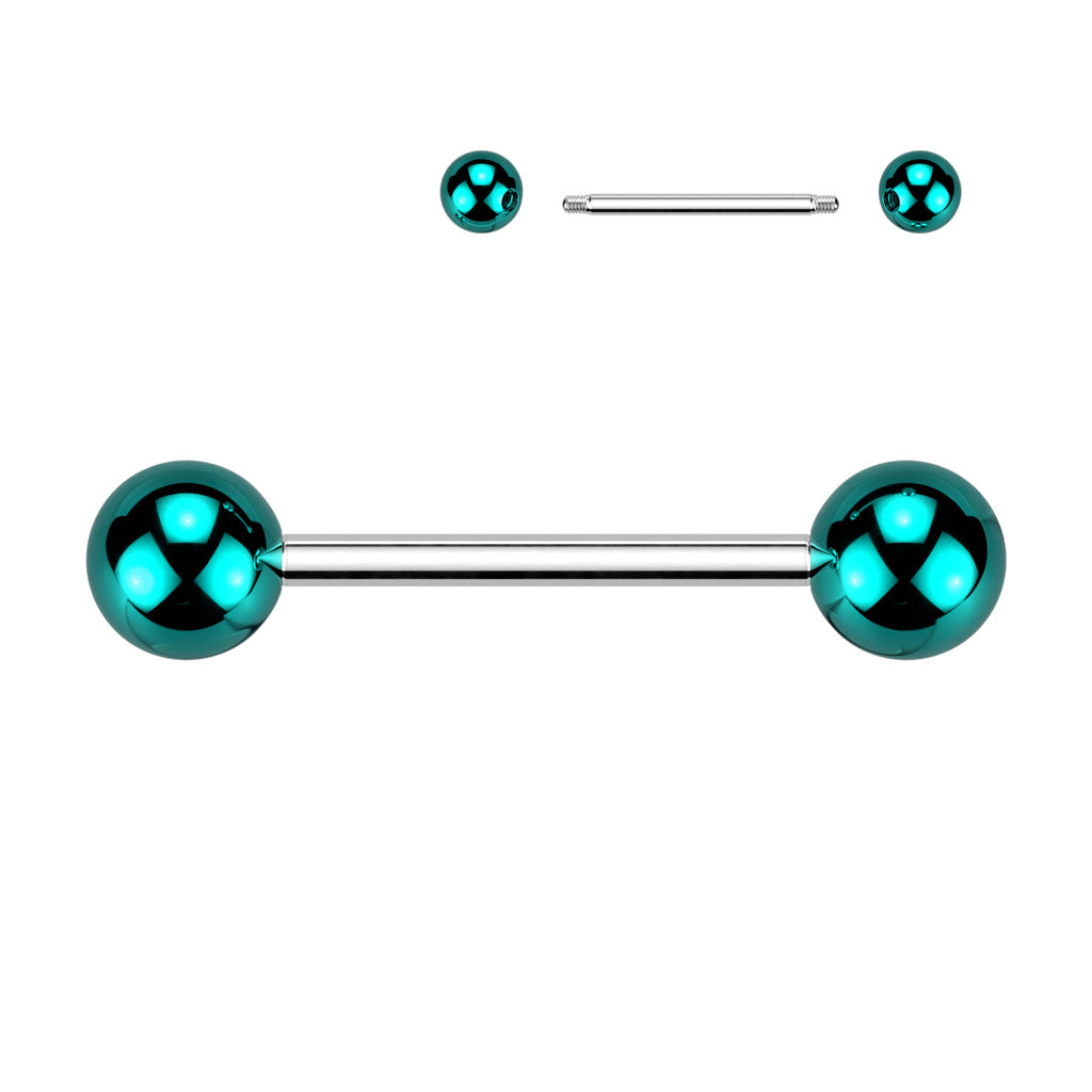 Lucite Gloss Tongue Barbell 14g