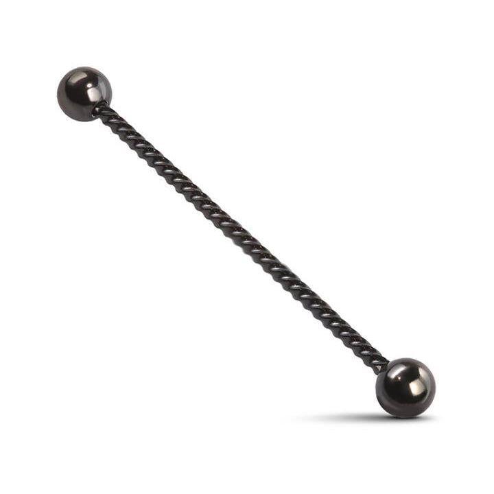 Premium Braided Industrial Barbell 14g
