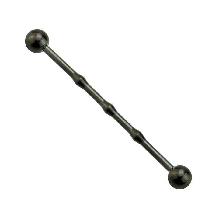 Premium Triple Small Ridge Industrial Barbell 14g