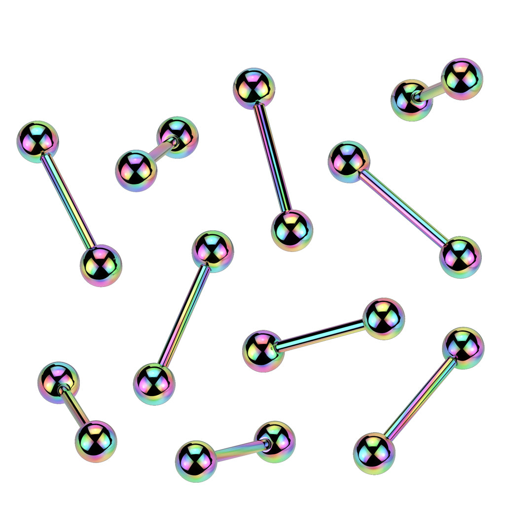 PVD Steel Straight Barbell 16g