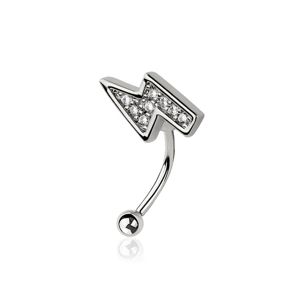 Lightning Bolt Curved Barbell 16g