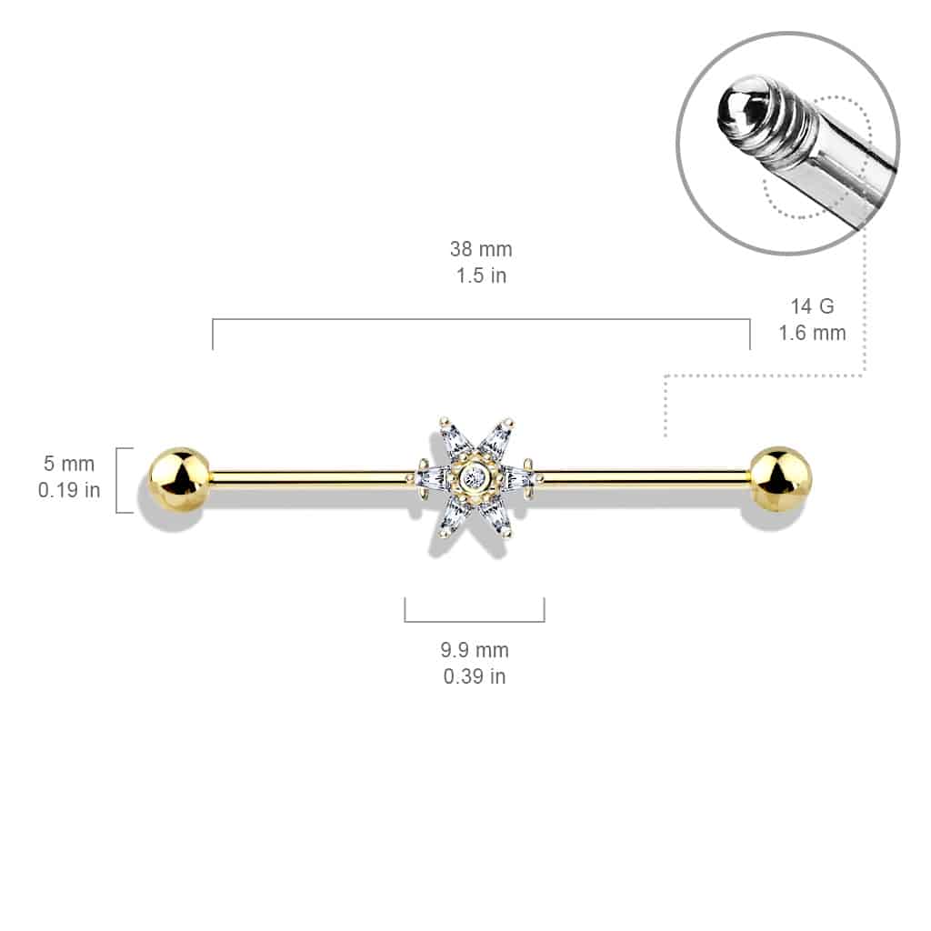 Crystal Sun Industrial Barbell 14g (5)