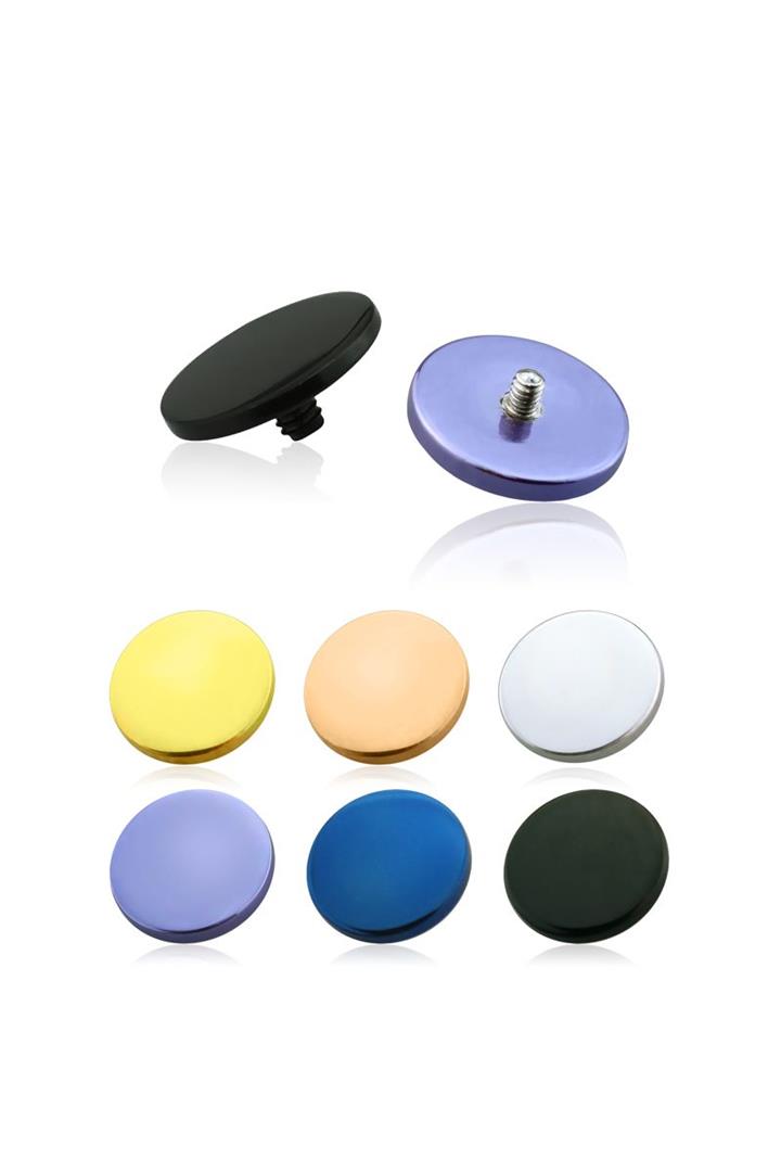 Circular Disc Microdermal Top