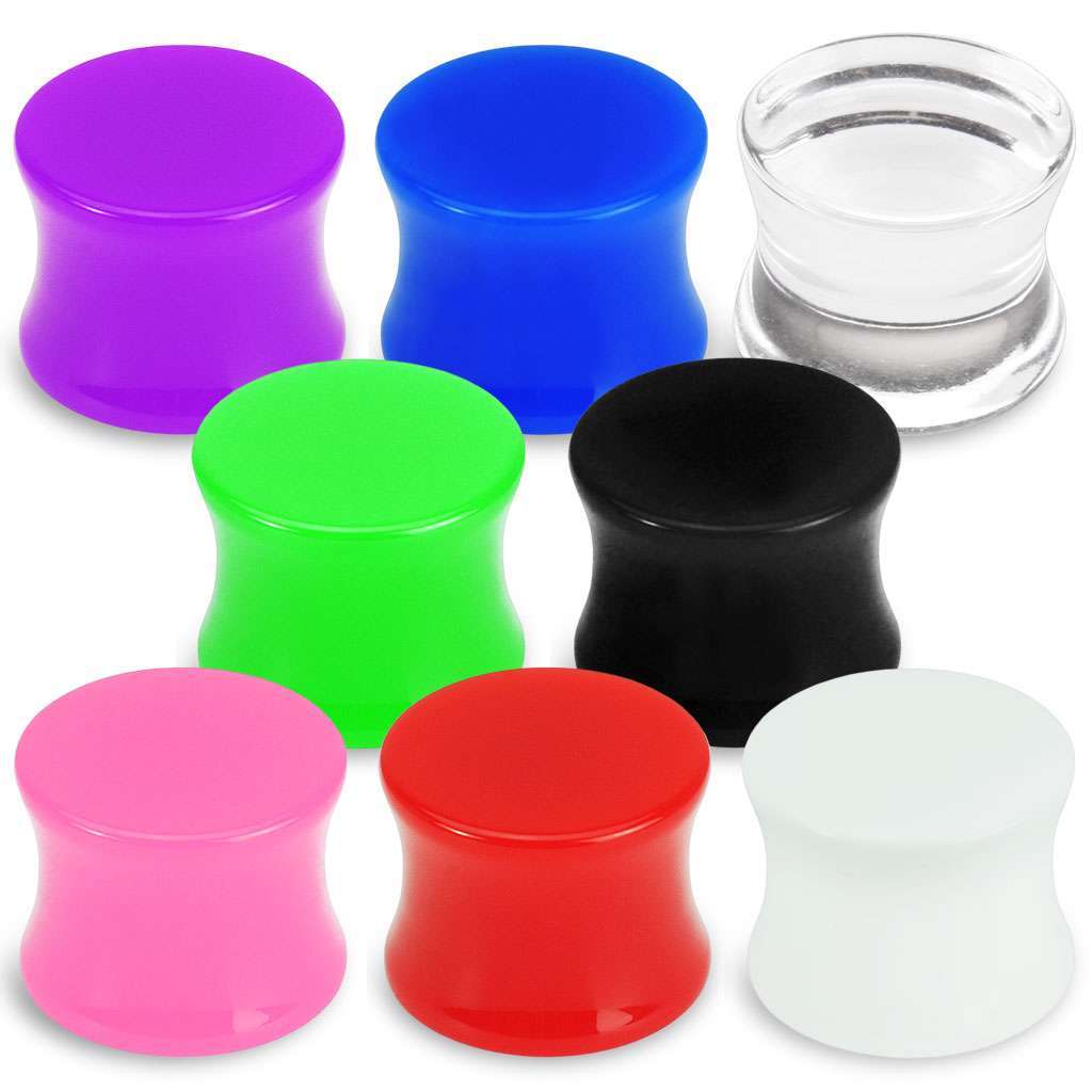 Double Flare Lucite Plugs, See Attributes 6