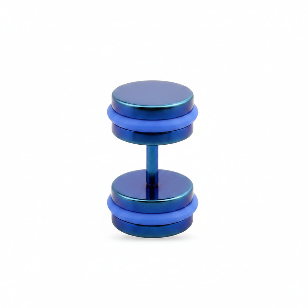 PVD Surgical Steel + Colour-Matched O-Rings Cheaters 16g
