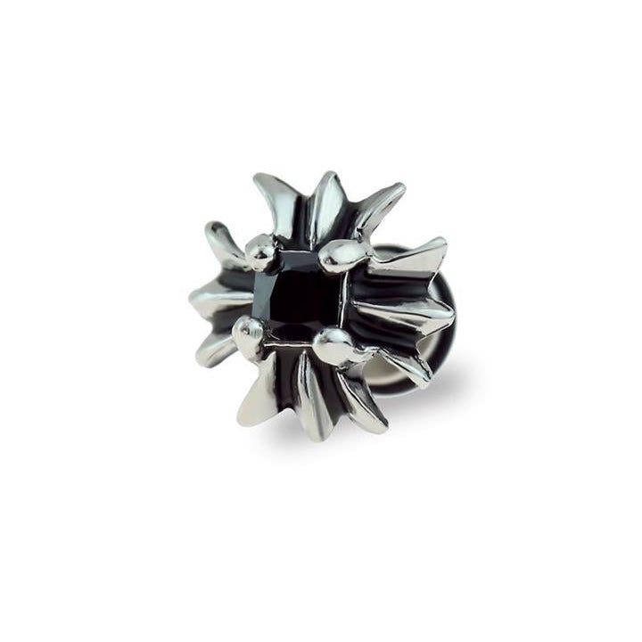 Claw-Set Crystal Flared Cross Cheaters 16g