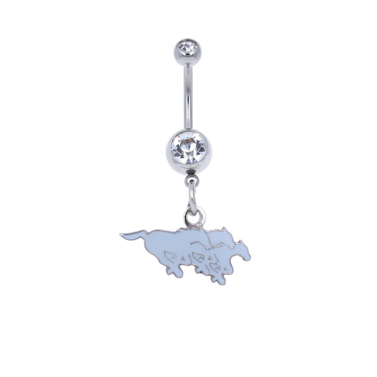 Licensed CFL Calgary Stampeders Belly Dangle 14g