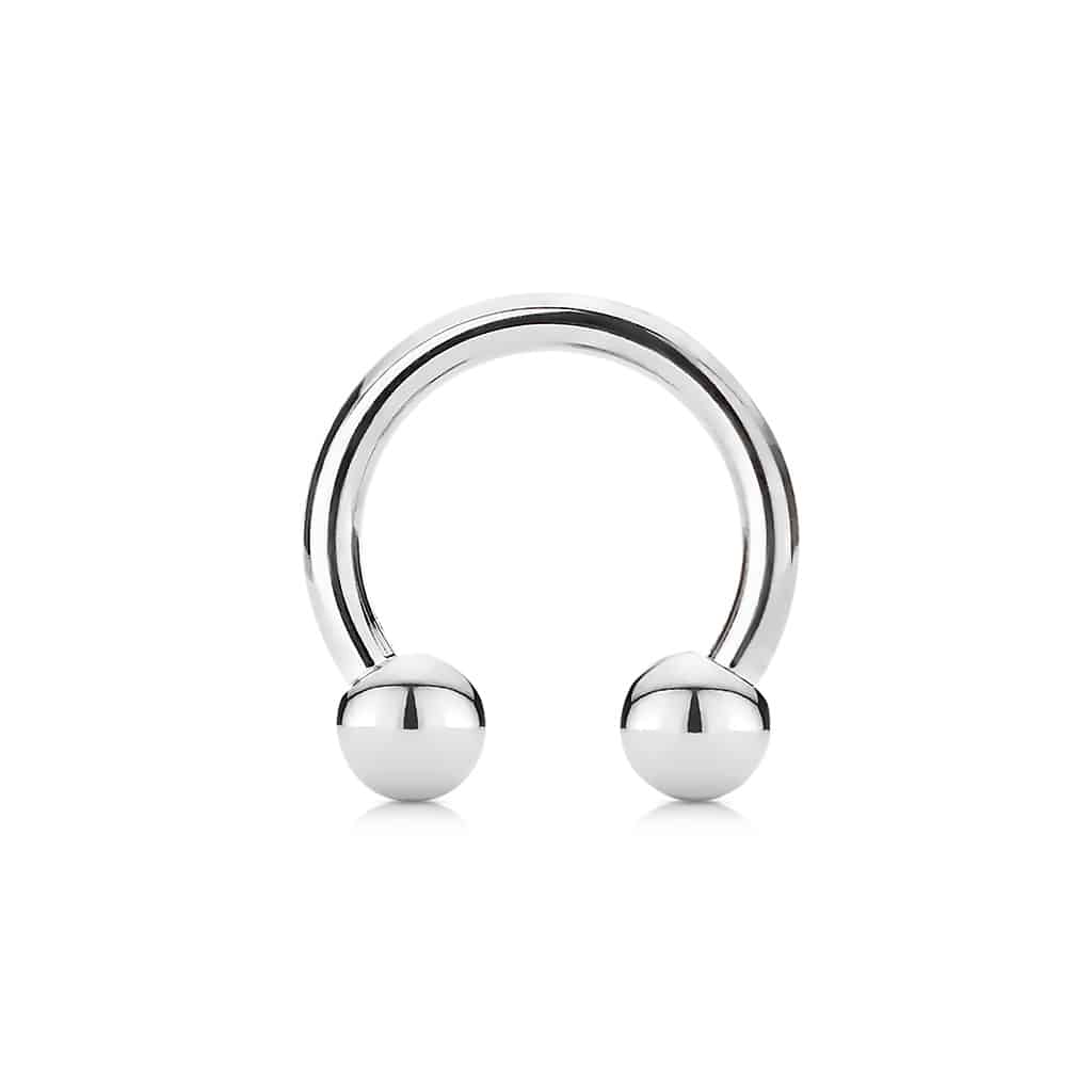 Surgical Steel Circular Barbell Externally Threaded