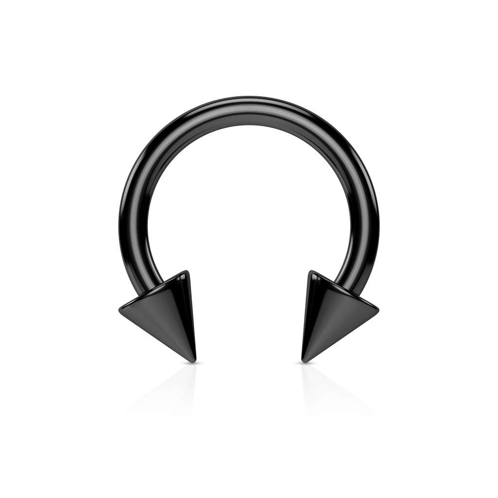PVD Spiked Circular Barbell 14g