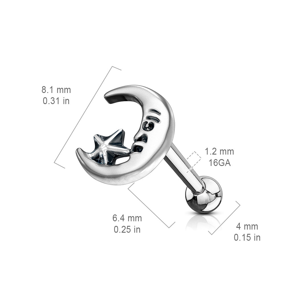 Mythic Moon Face & Star Ball Back 16g
