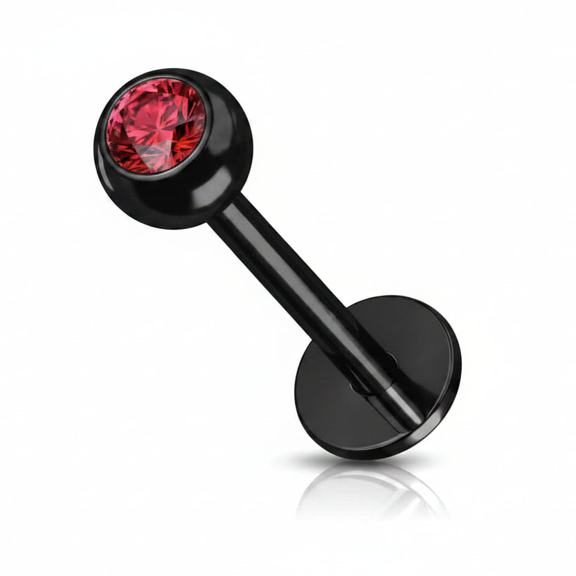 Blackline PVD Crystal Flat Back 16g