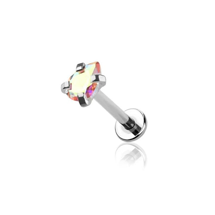 Tear Drop Claw-Set Crystal Flat Back 16g