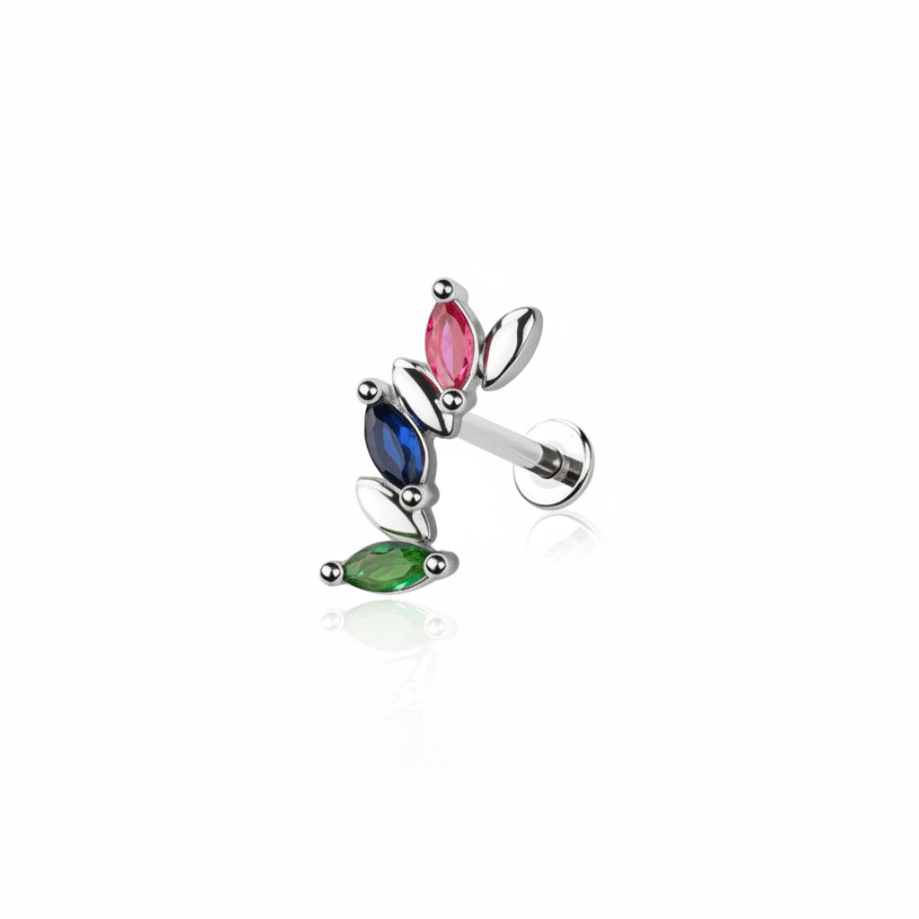 Marquise Leafline Curve Flat Back 16g