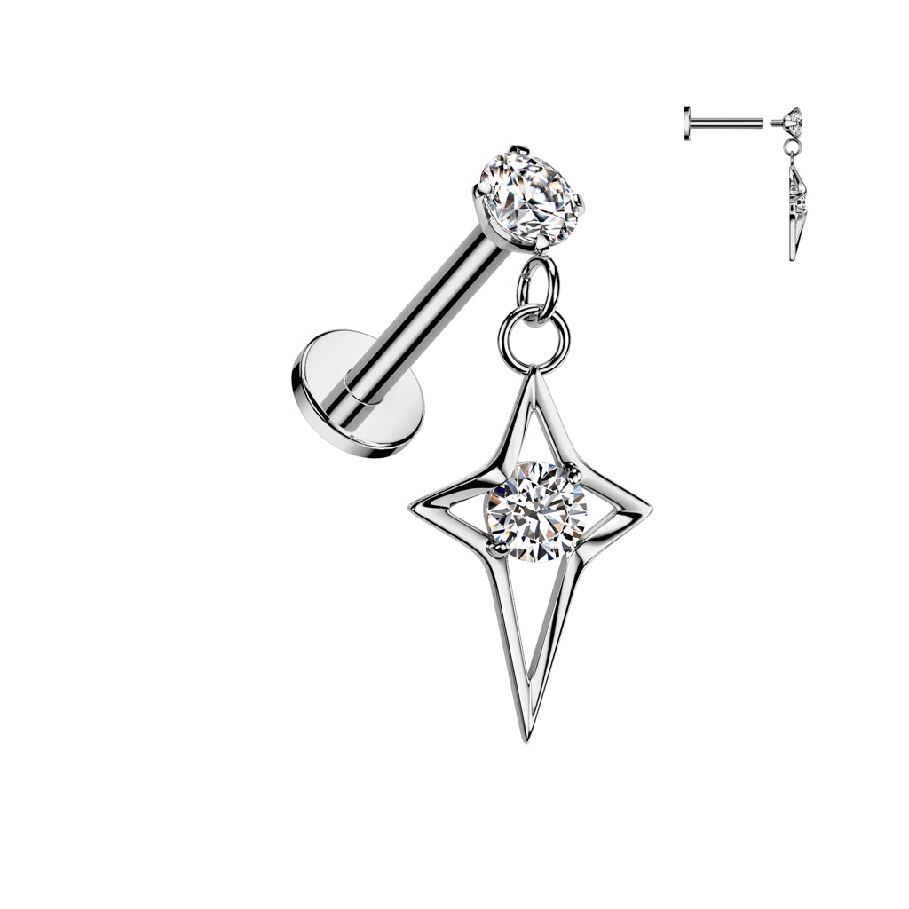 PREMIUM Claw-Set Crystal Sparkle Star Flat Back 16g