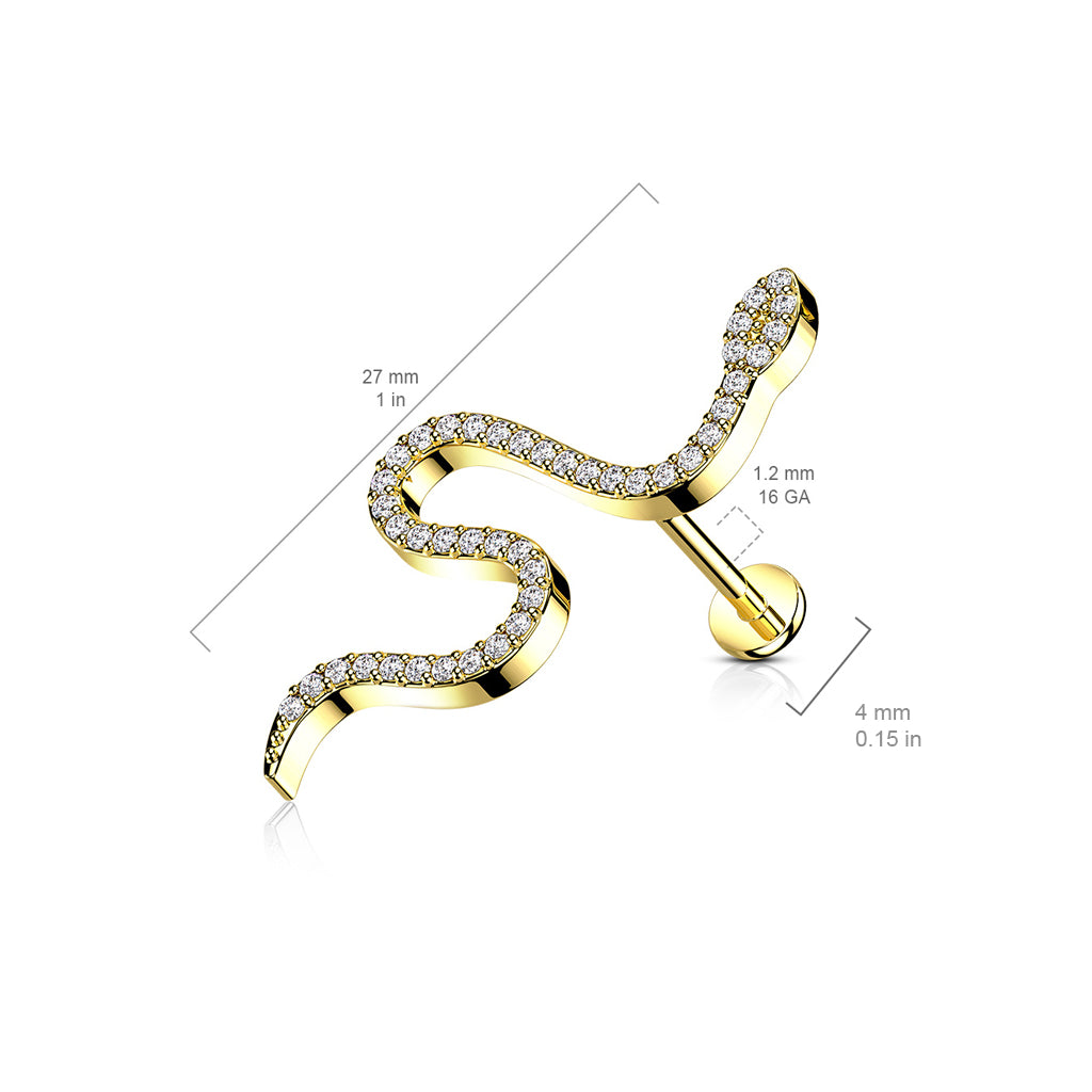 Long Snake Flat Back 16g