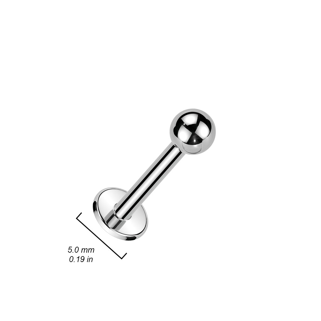 Surgical Steel Flat Back 16g-14g