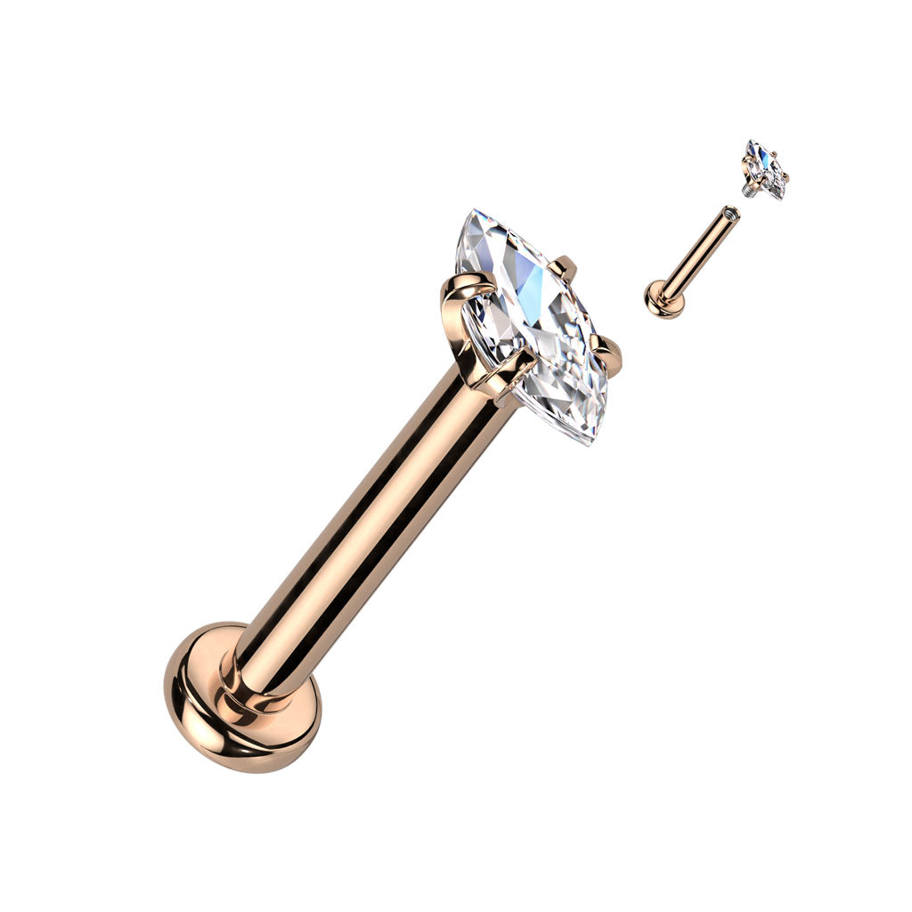 PREMIUM Claw-Set Marquise Flat Back 16g