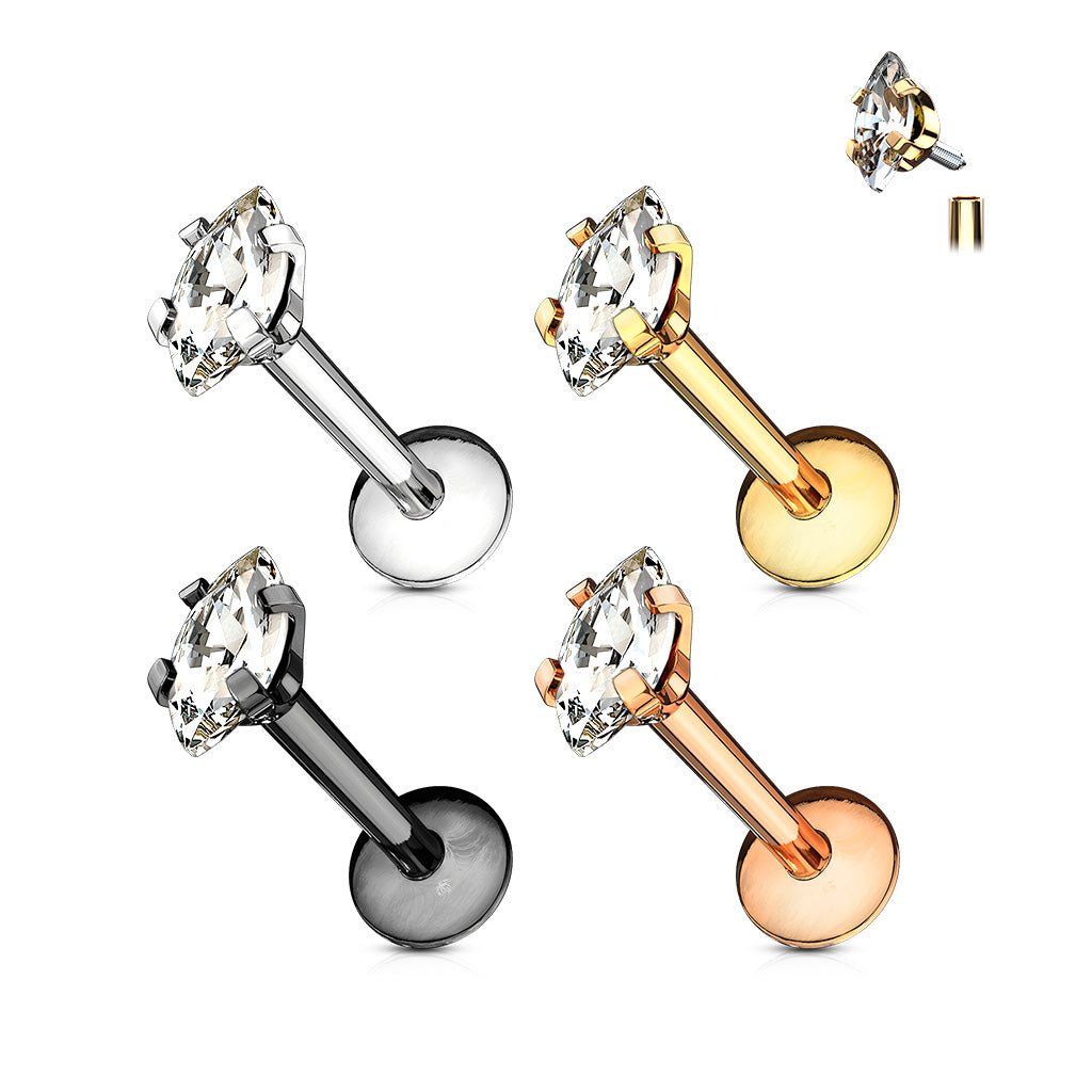 PREMIUM Claw-Set Marquise Flat Back 16g