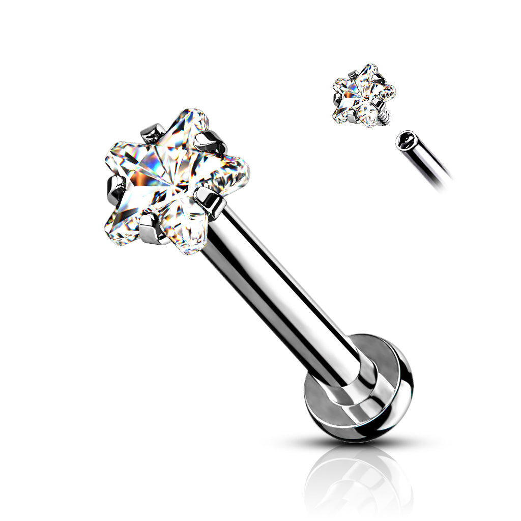 PREMIUM Claw-Set Star Flat Back 16g