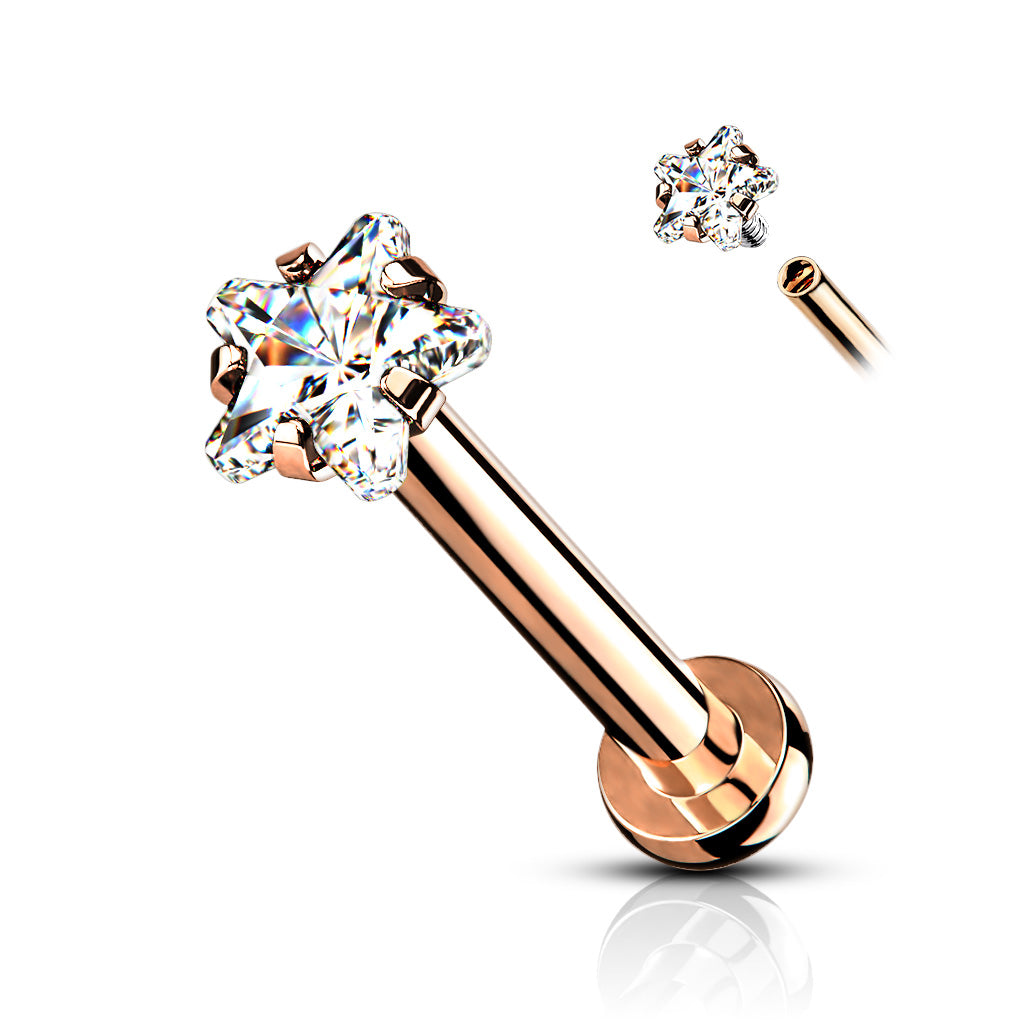 PREMIUM Claw-Set Star Flat Back 16g