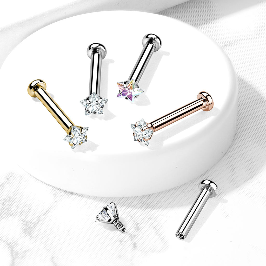 PREMIUM Claw-Set Star Flat Back 16g