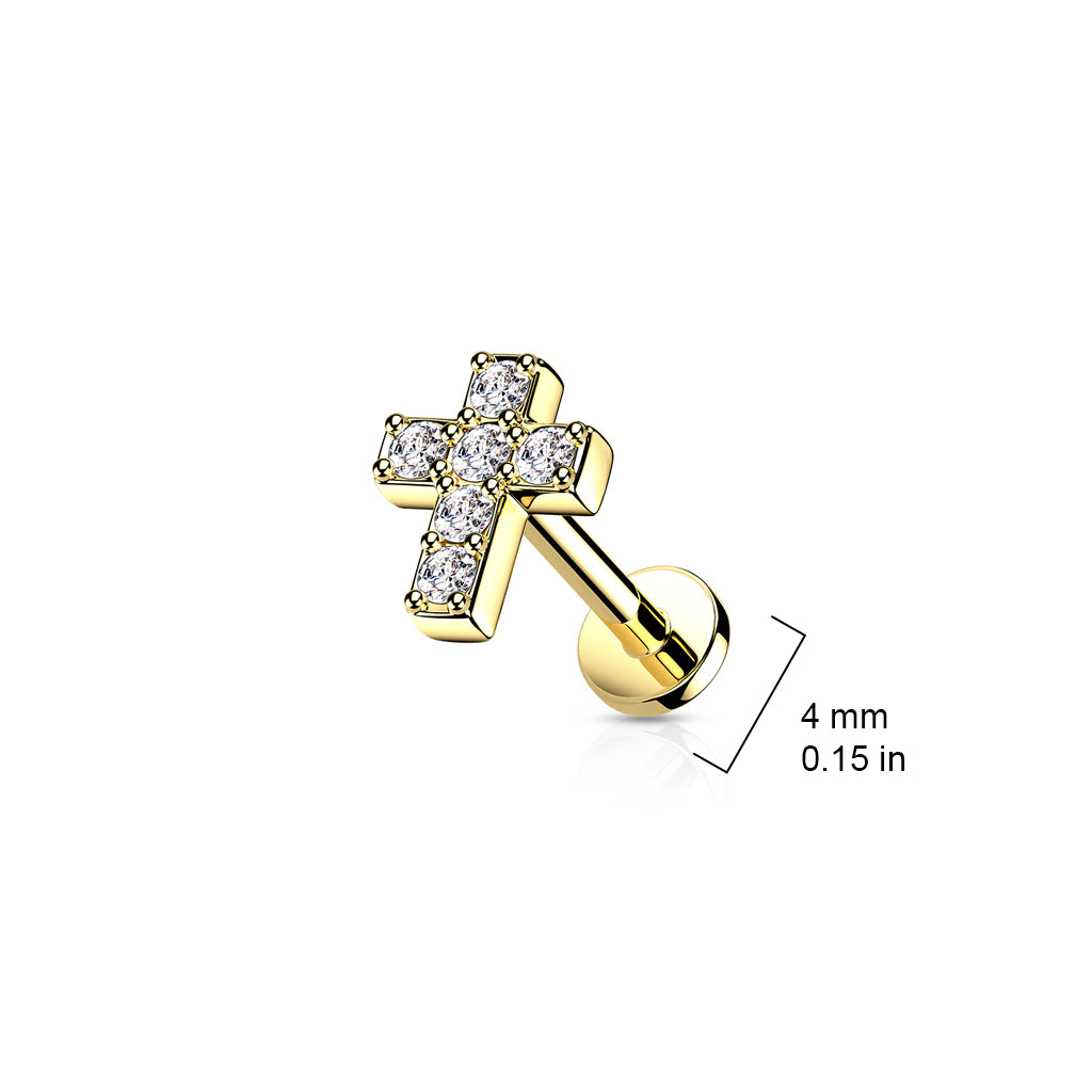 Smooth Cross Flat Back 16g