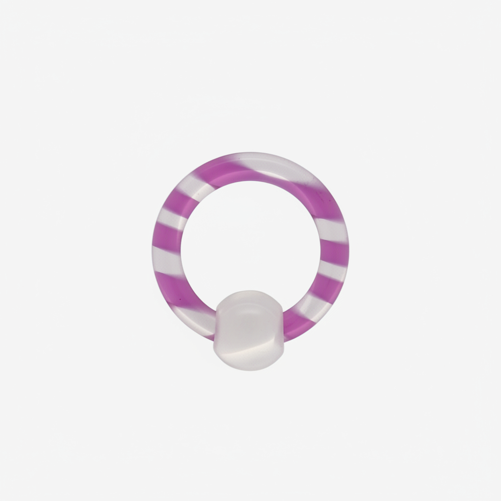 Lucite Captive Bead Ring