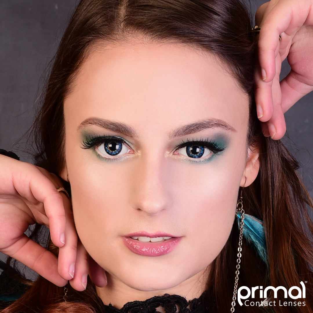 Moonrise Ocean - Blue Colored - Primal Contact Lenses