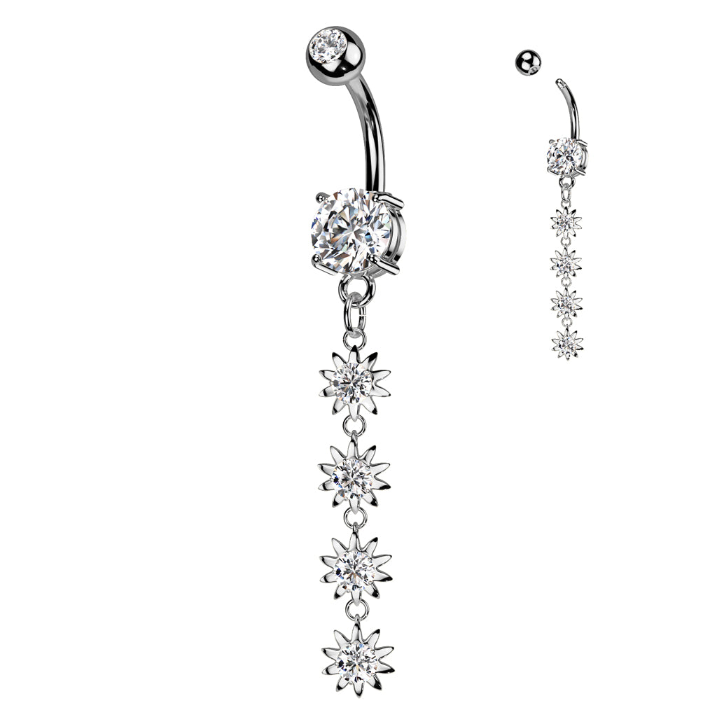 PREMIUM 4-Tier Sunshine Navel Dangle 14g