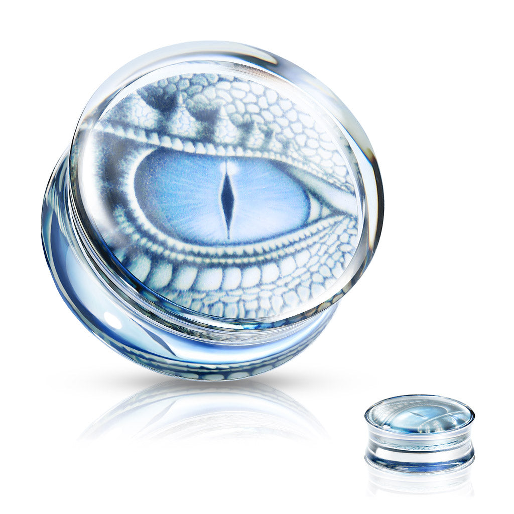 Lucite High Polish Dragons Eye Plugs