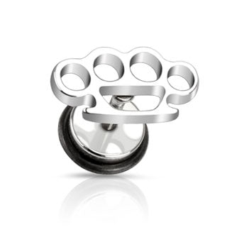 Surgical Steel Brass Knuckles Cheaters 16g